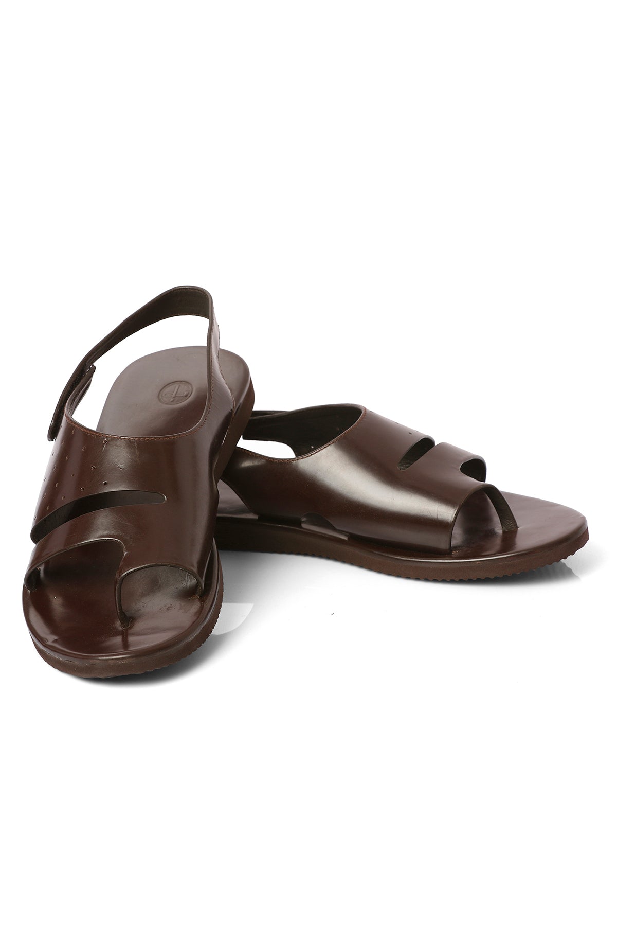 Perforated Asymmetric Sandals