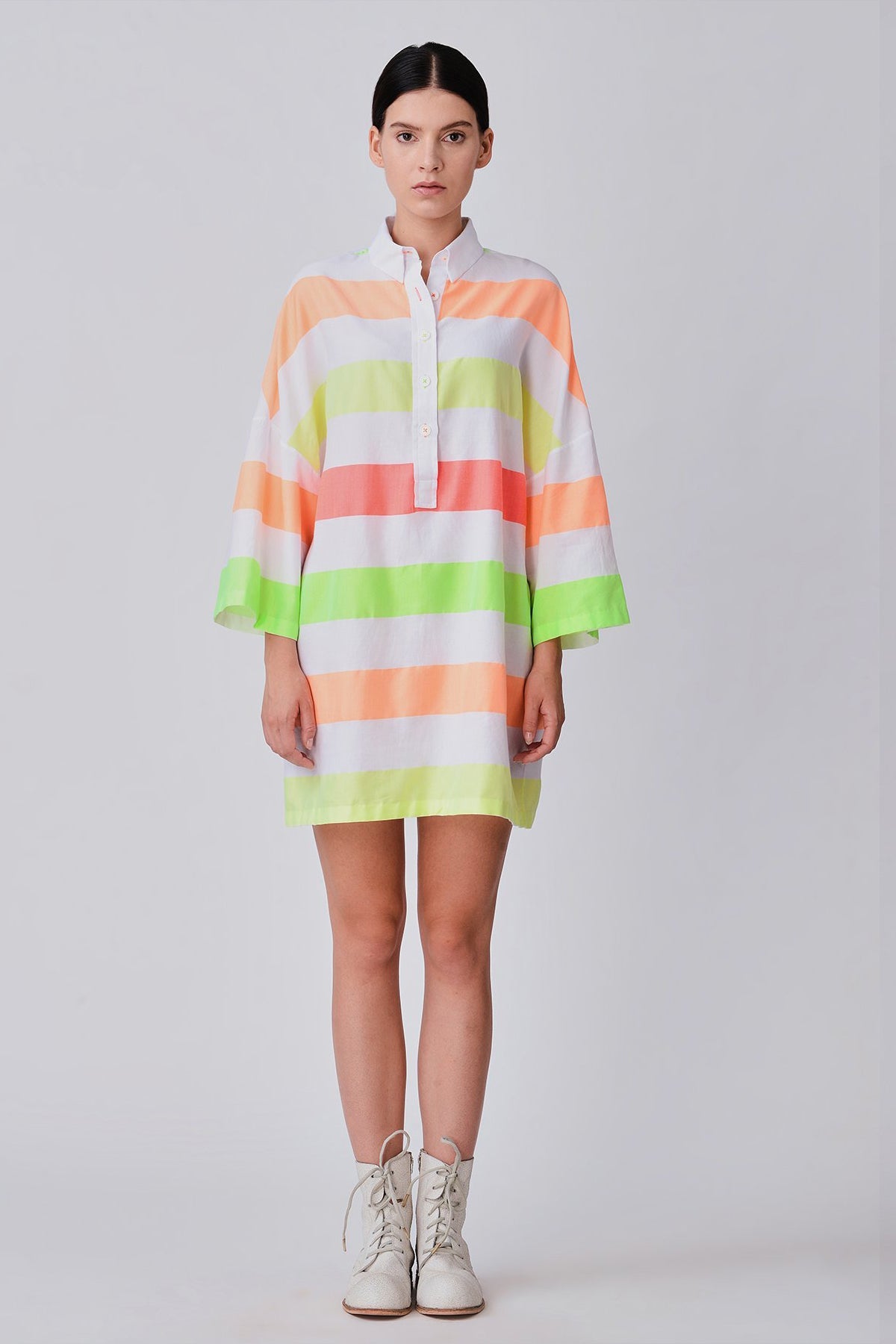 Suiiya Handwoven Shirt Dress