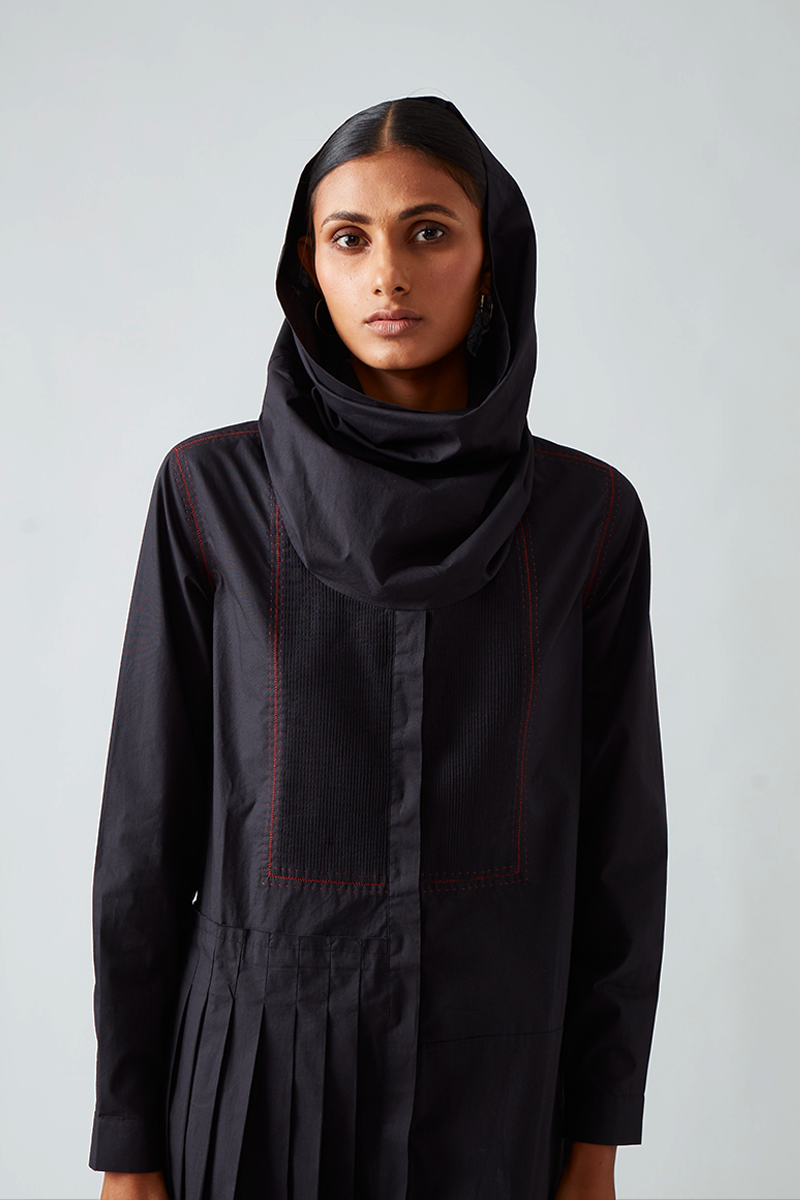 Antela Cowl Neck Dress
