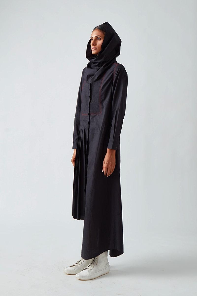 Antela Cowl Neck Dress