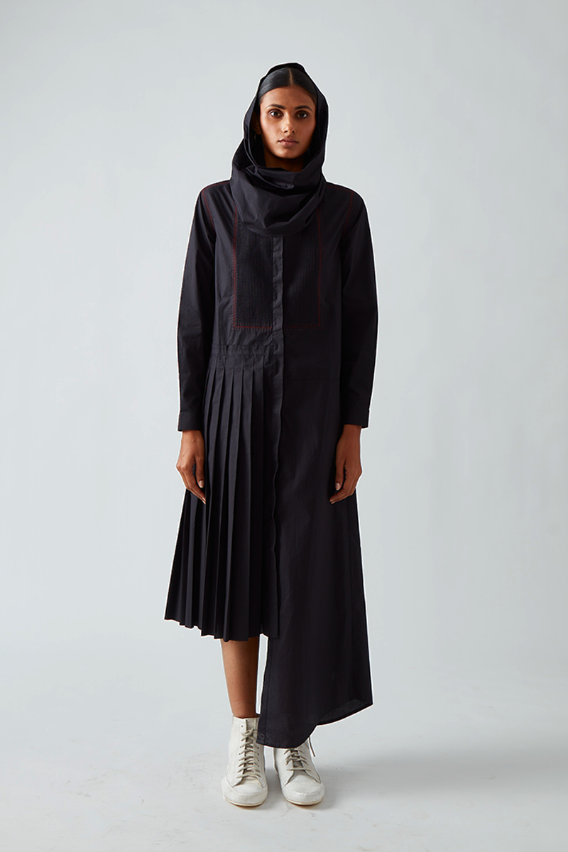 Antela Cowl Neck Dress