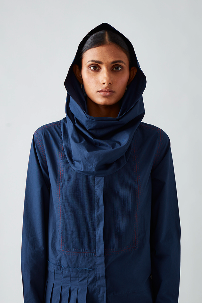 Antela Cowl Neck Dress
