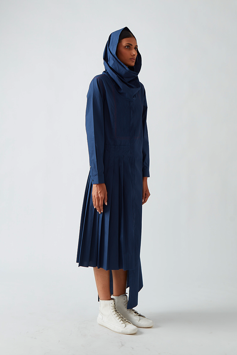 Antela Cowl Neck Dress