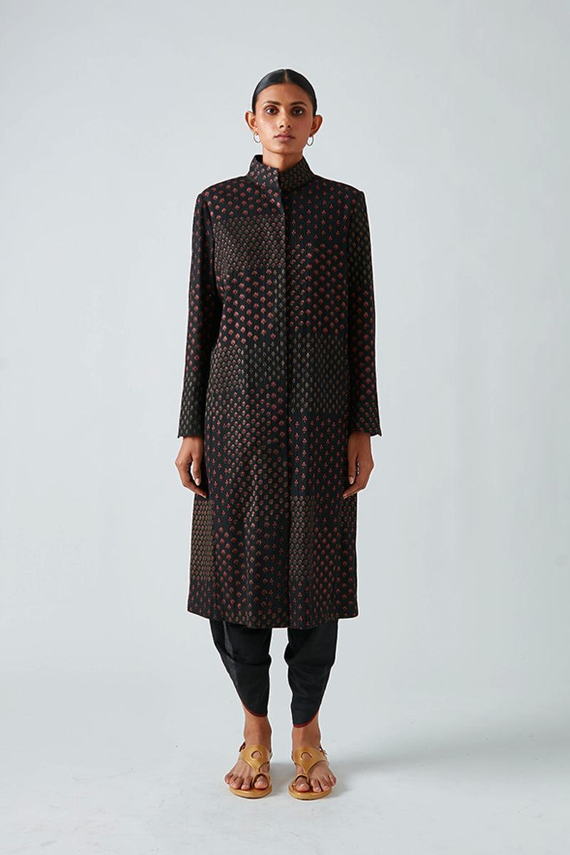 Chhawani Hand Print Jacket