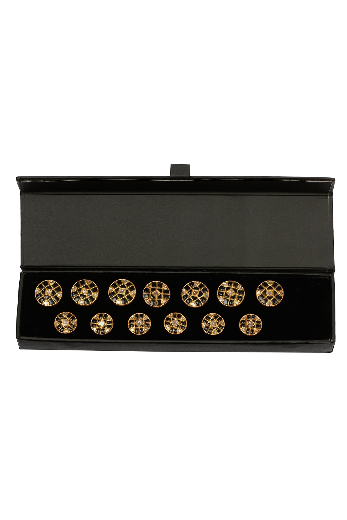 Diamond and Onyx Button Set