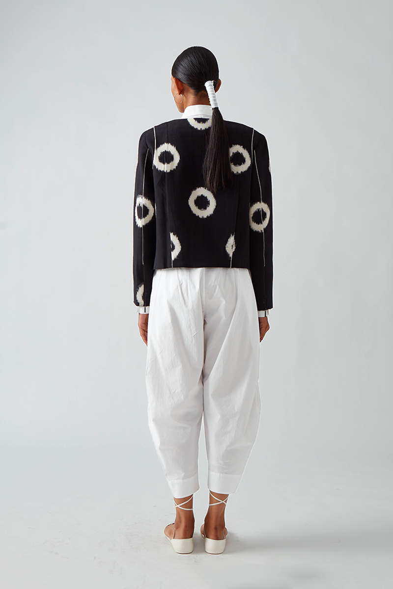 Beelka Polka Ikat Jacket