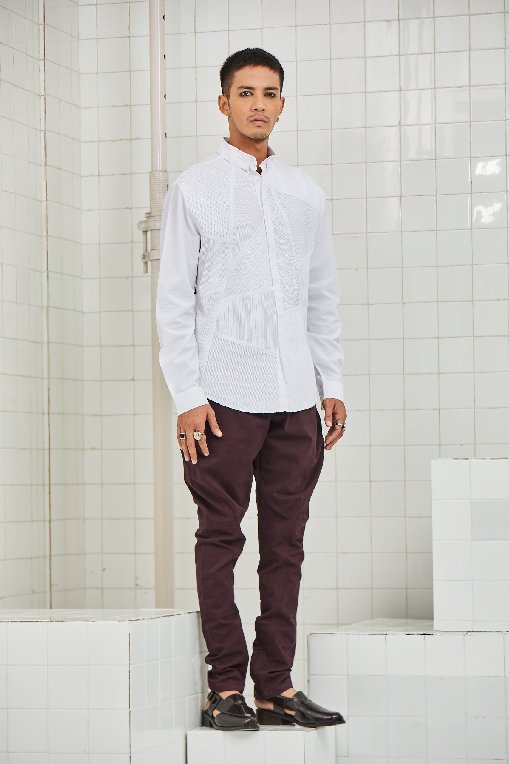 Dadiya Pintuck Shirt
