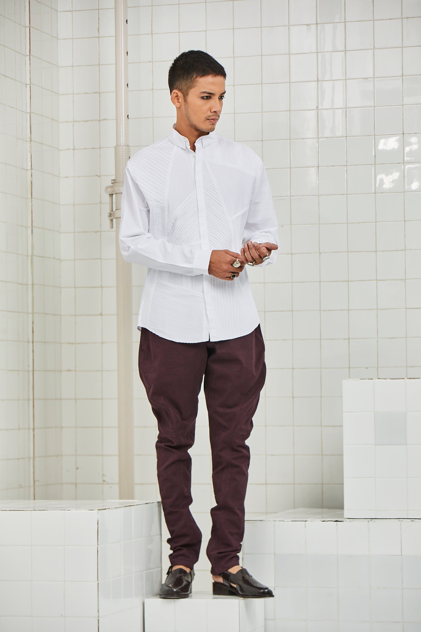 Dadiya Pintuck Shirt