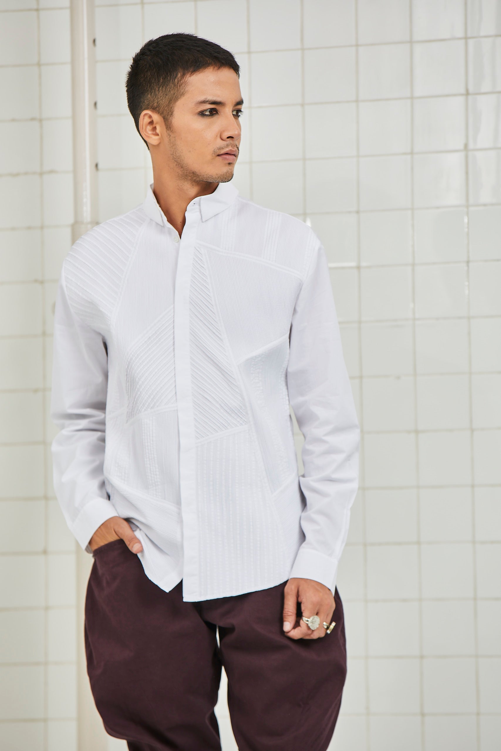 Dadiya Pintuck Shirt