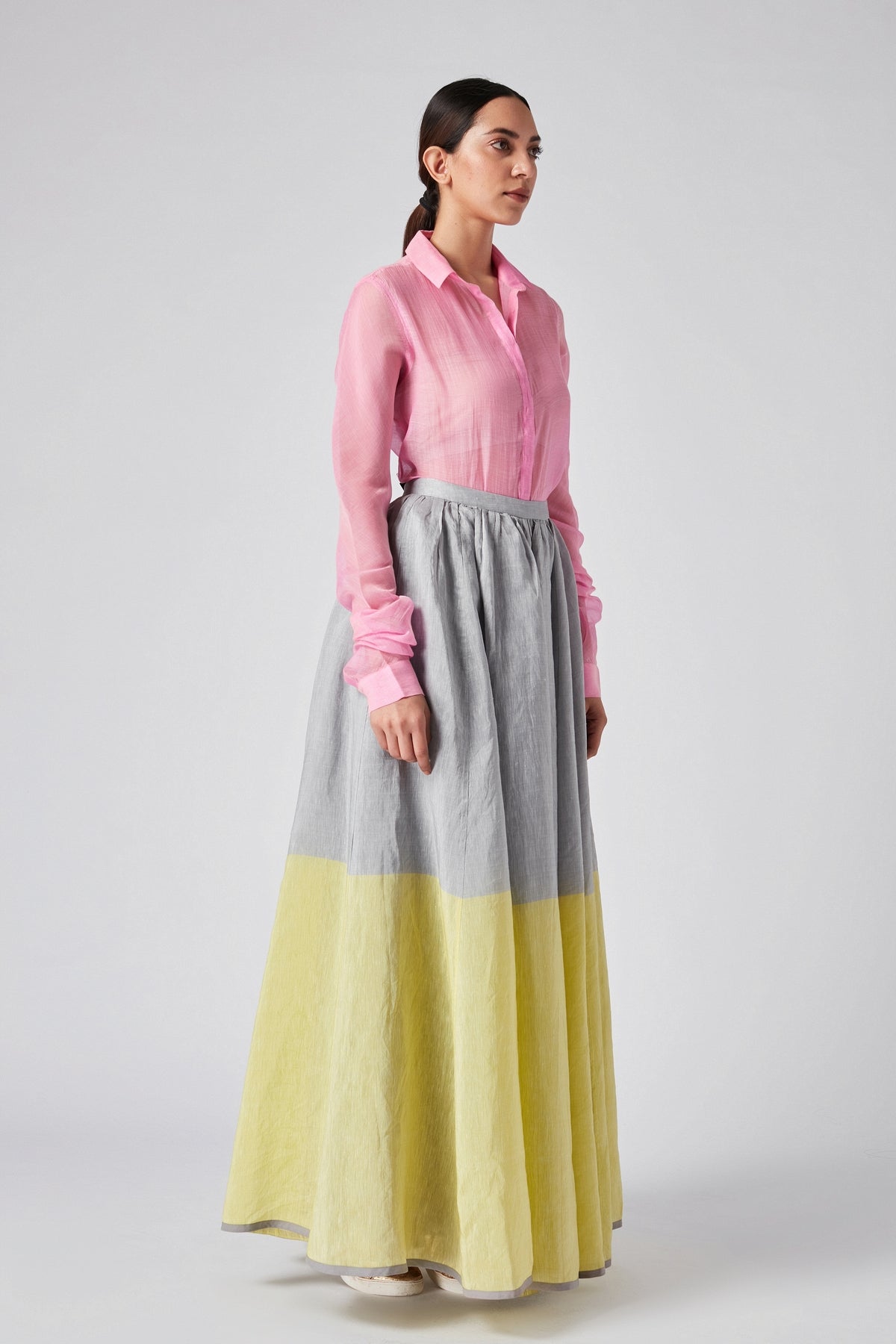 Tibi Congested Pleat Tunic