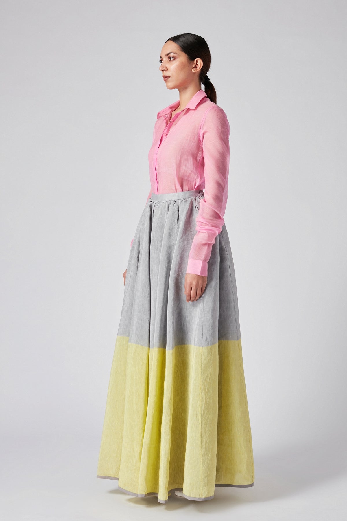 Tibi Congested Pleat Tunic