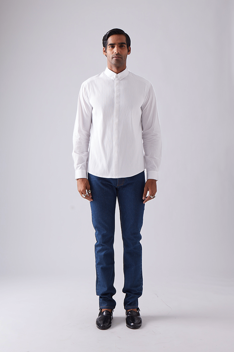 Khandel Pintuck Shirt