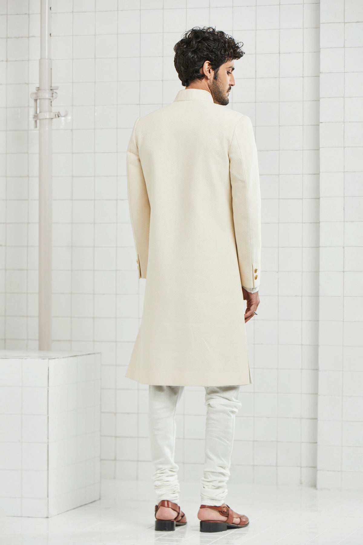 Dhami Quilted Sherwani