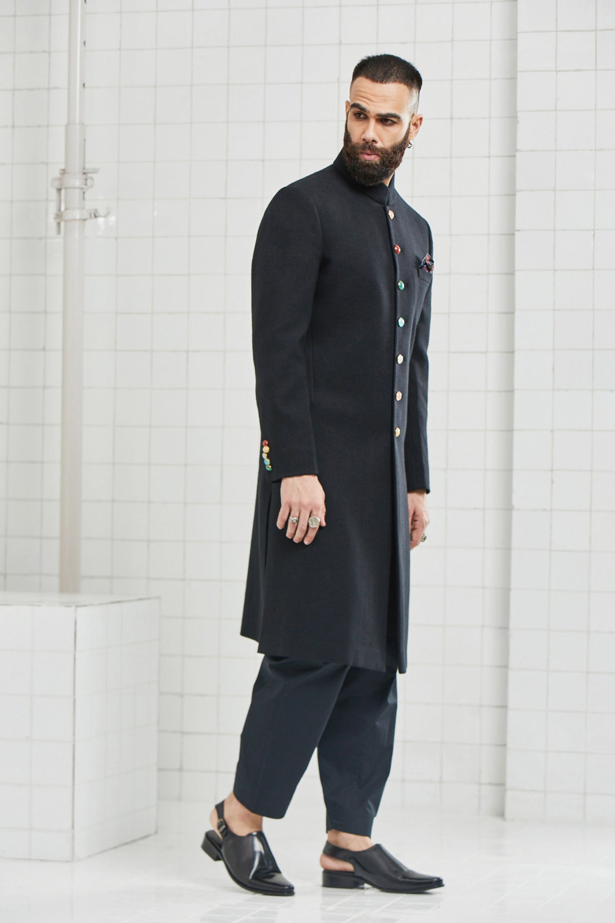Saej Classic Wool Sherwani