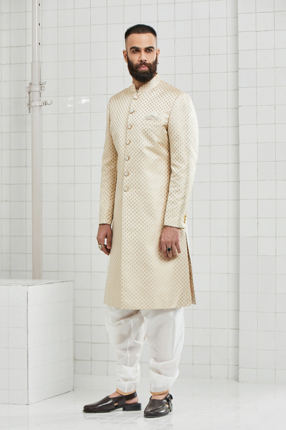 Awaniya Brocade Sherwani