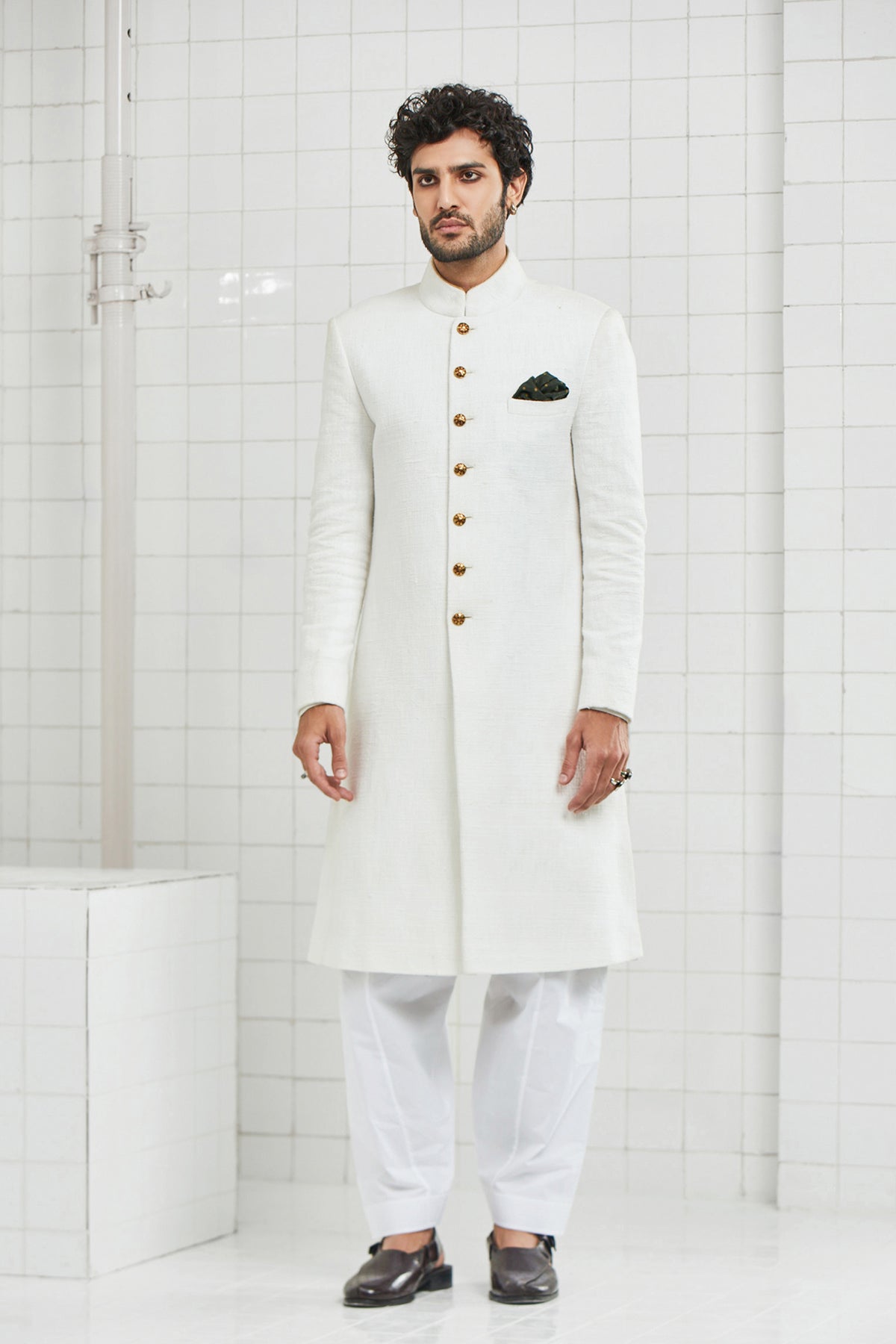 Narwariya Hand Spun Sherwani