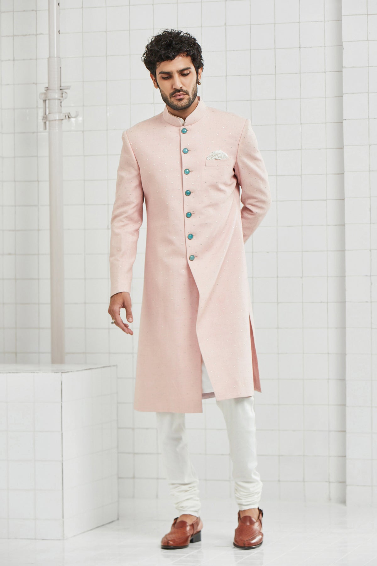 Bhomya Zari Embroidered Sherwani