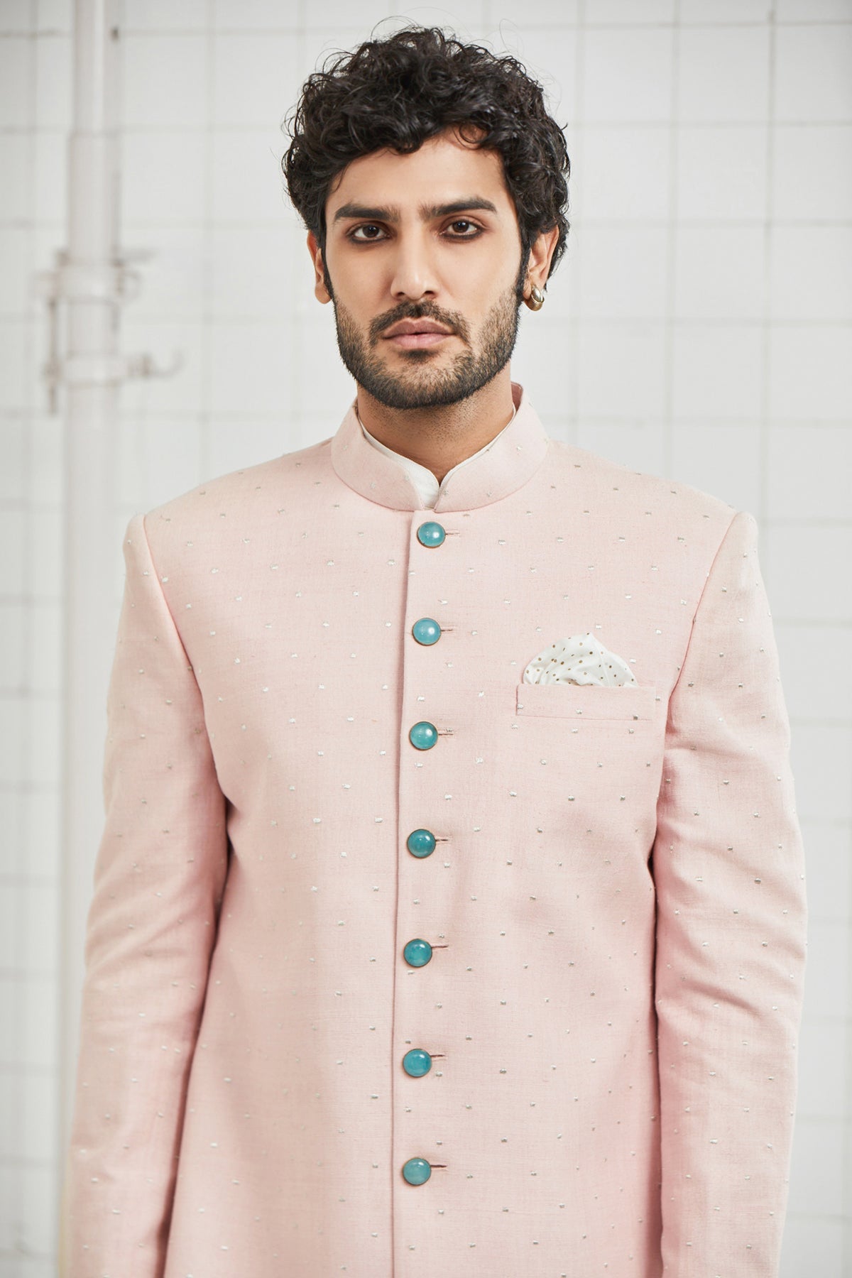 Bhomya Zari Embroidered Sherwani