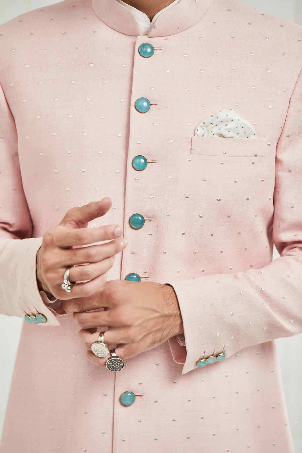 Bhomya Zari Embroidered Sherwani