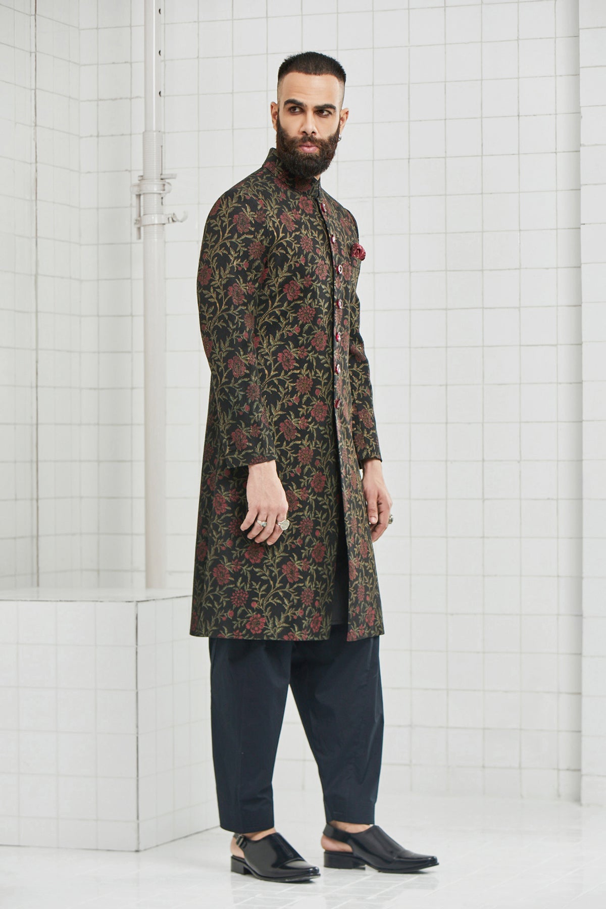 Chirota Textured Sherwani