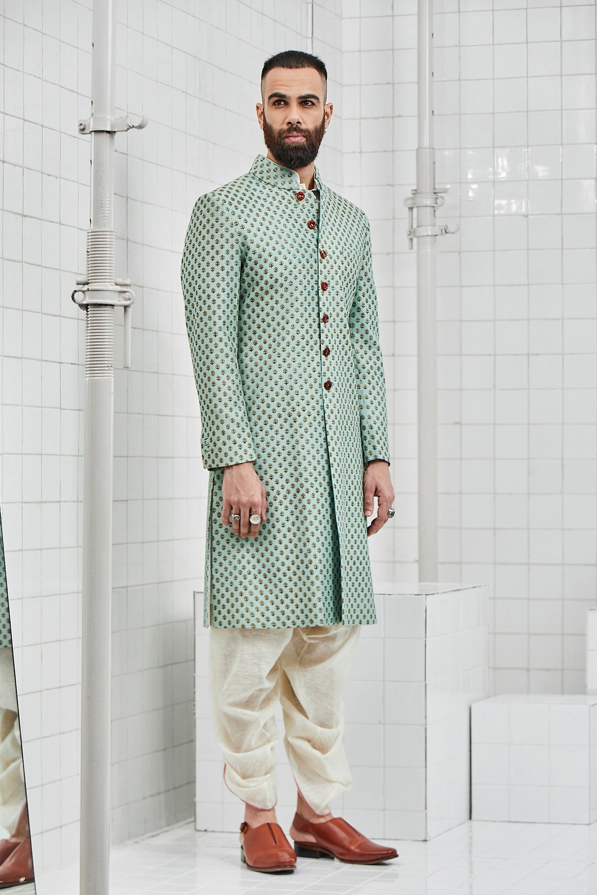 Chhitroli Textured Sherwani