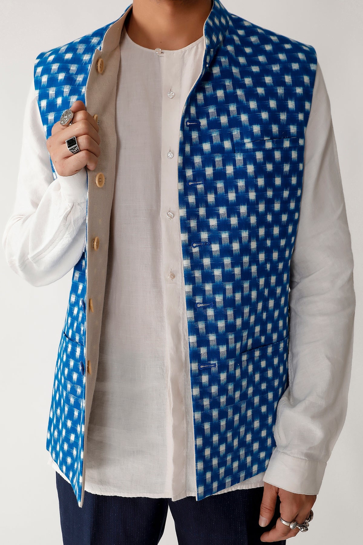 Rankhar Ikat Waistcoat