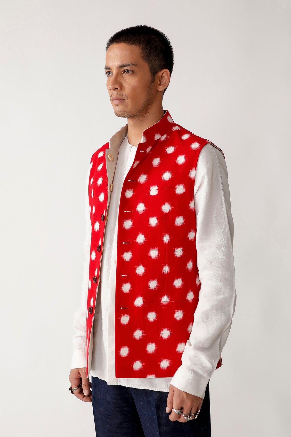 Rataura Ikat Waistcoat
