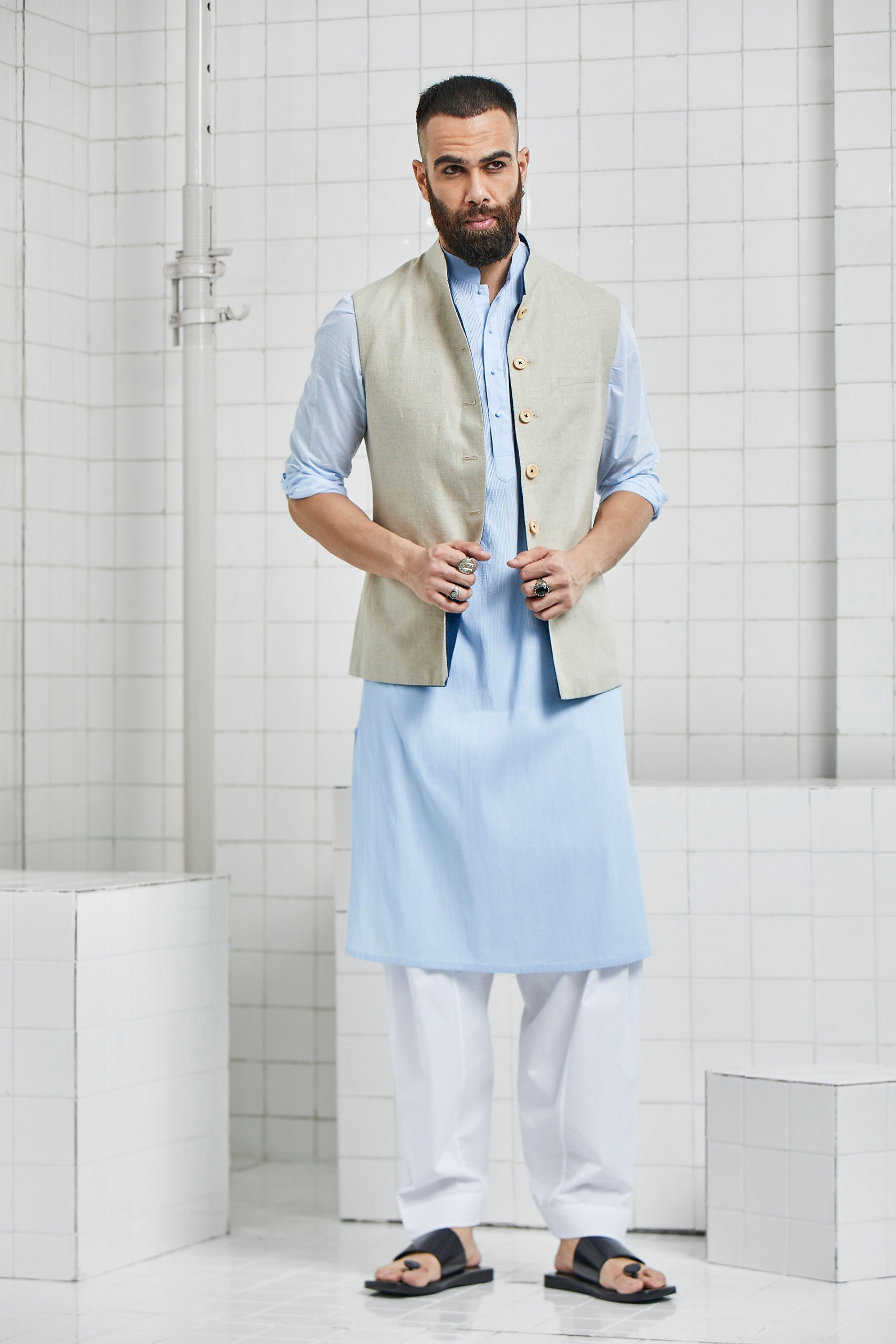 Kundal Reversible Waistcoat