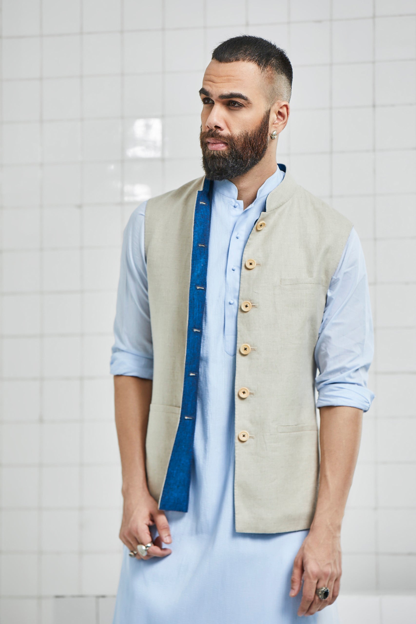 Kundal Reversible Waistcoat