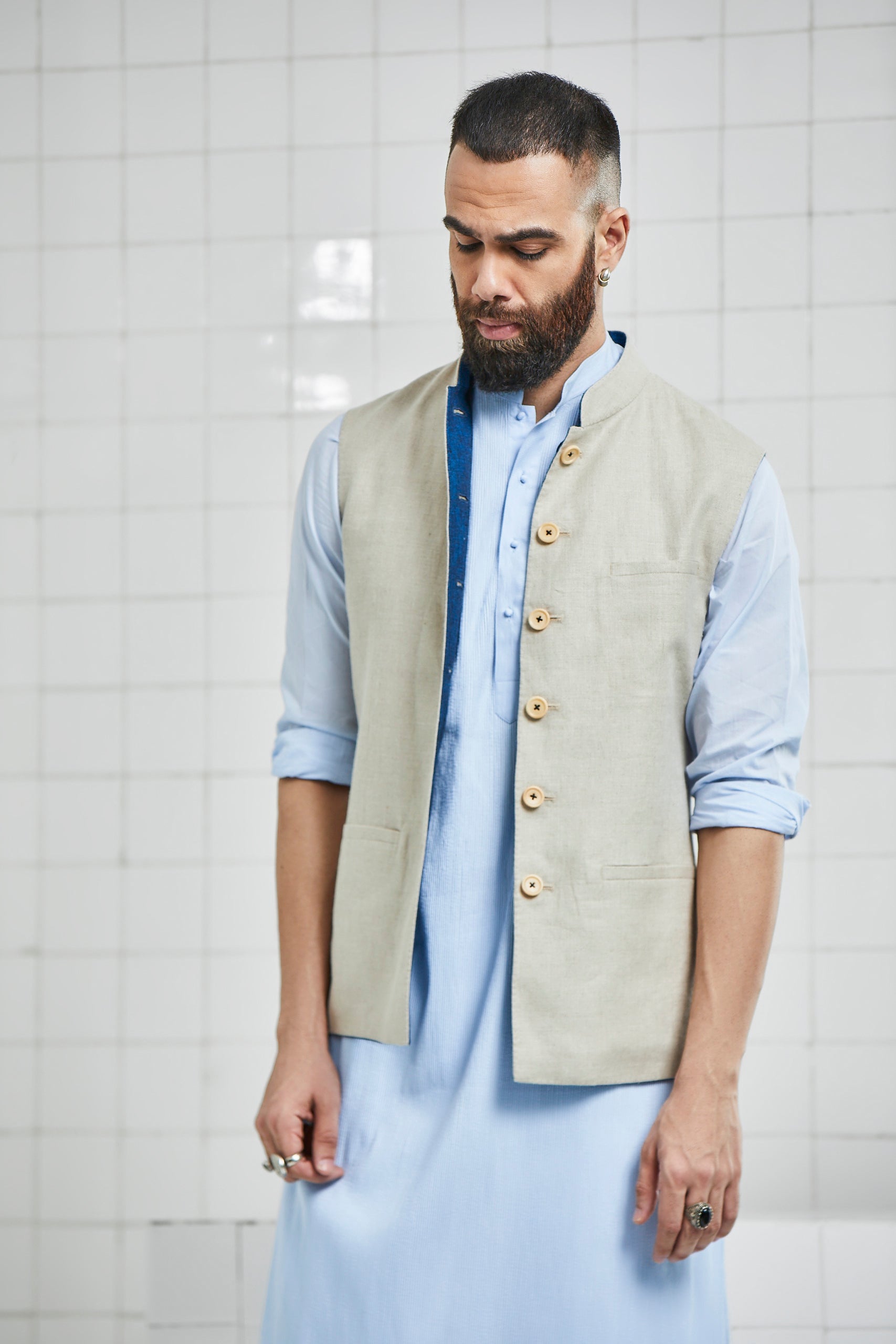 Kundal Reversible Waistcoat