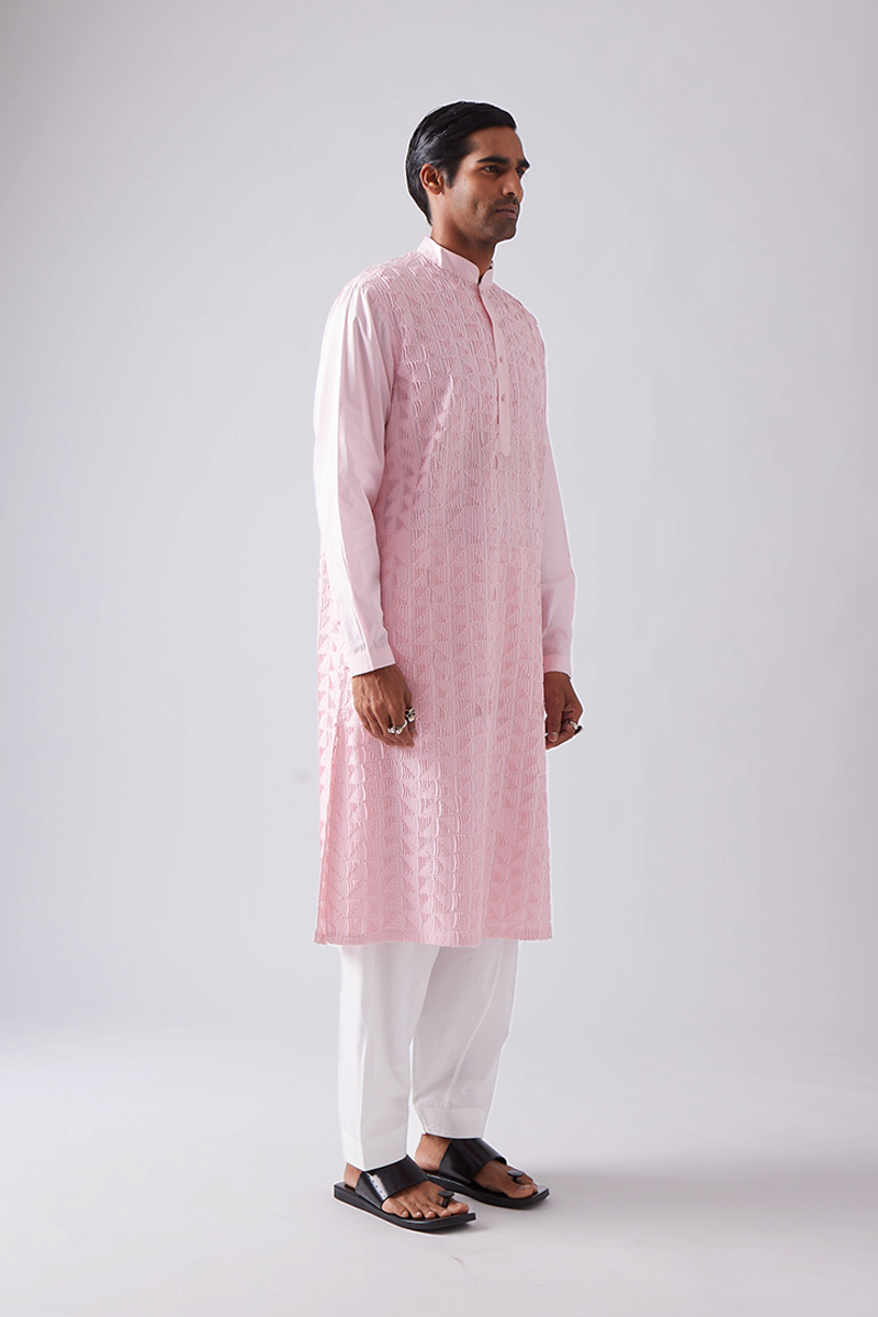 Balahir Textured Kurta Set