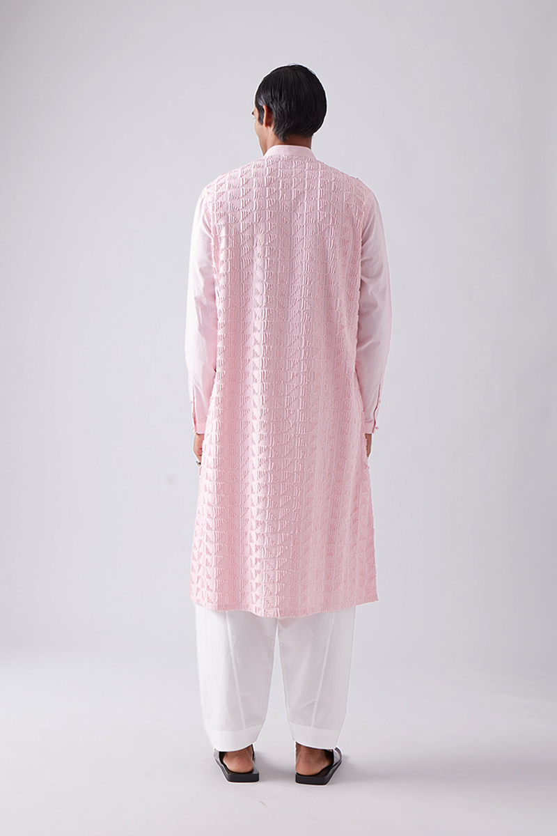 Balahir Textured Kurta Set