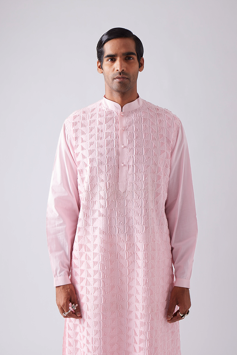 Balahir Textured Kurta Set