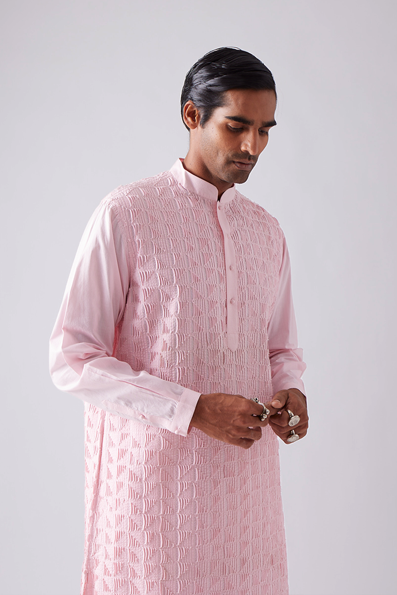 Balahir Textured Kurta Set
