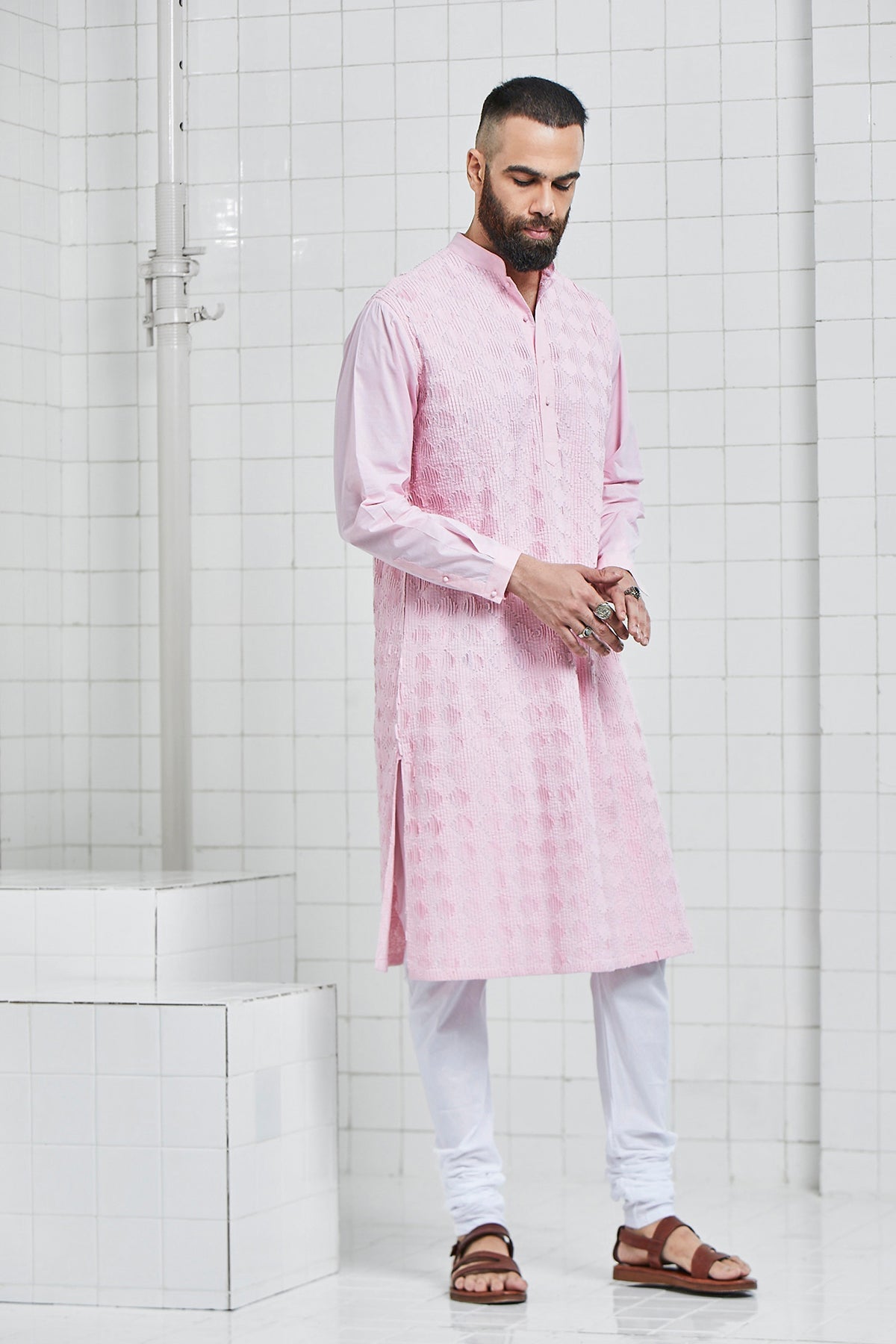 Balotra Textured Kurta Set