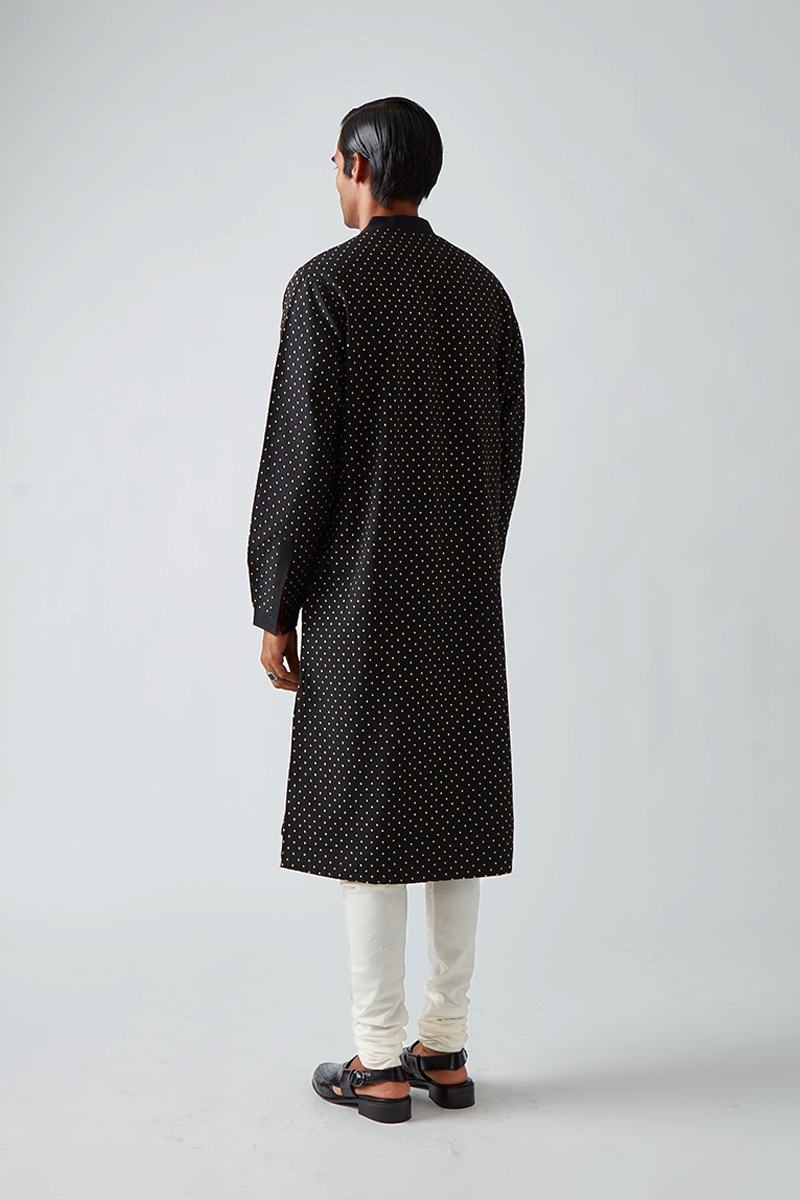 Sotwara Pintuck Embroidery Kurta Set