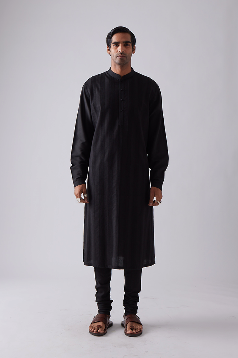Laxmana Pintuck Quilting Kurta Set