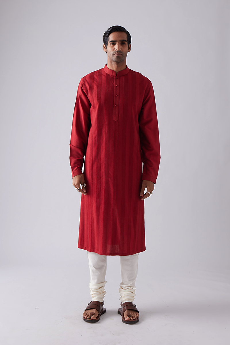 Laxmana Pintuck Quilting Kurta Set
