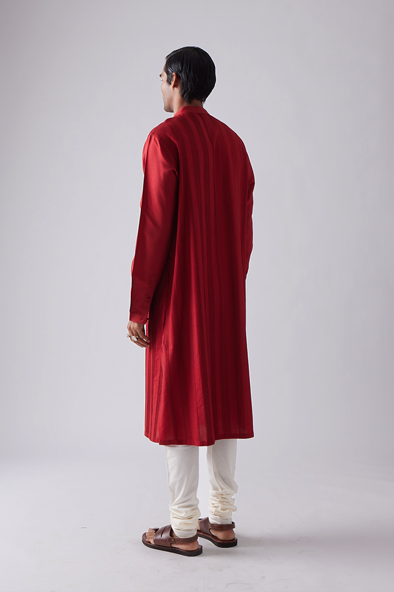 Laxmana Pintuck Quilting Kurta Set