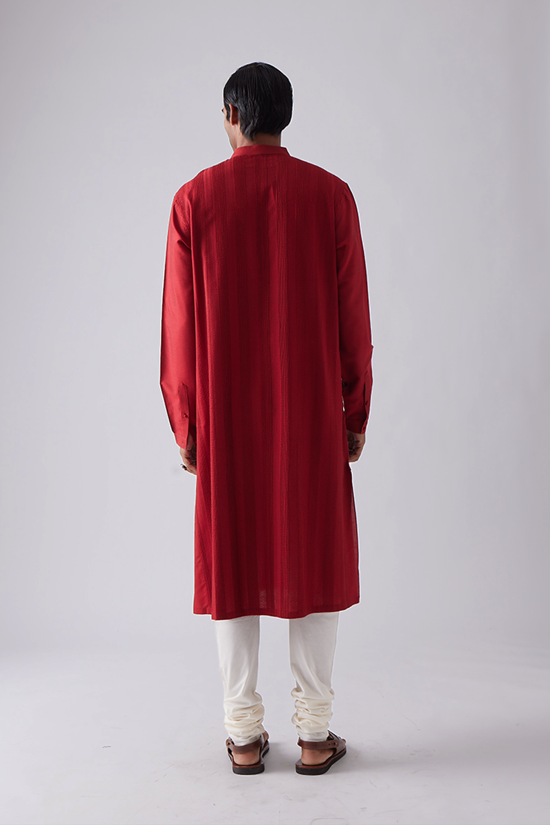 Laxmana Pintuck Quilting Kurta Set