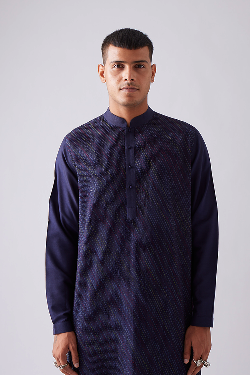 Awra Pintuck Kurta Set