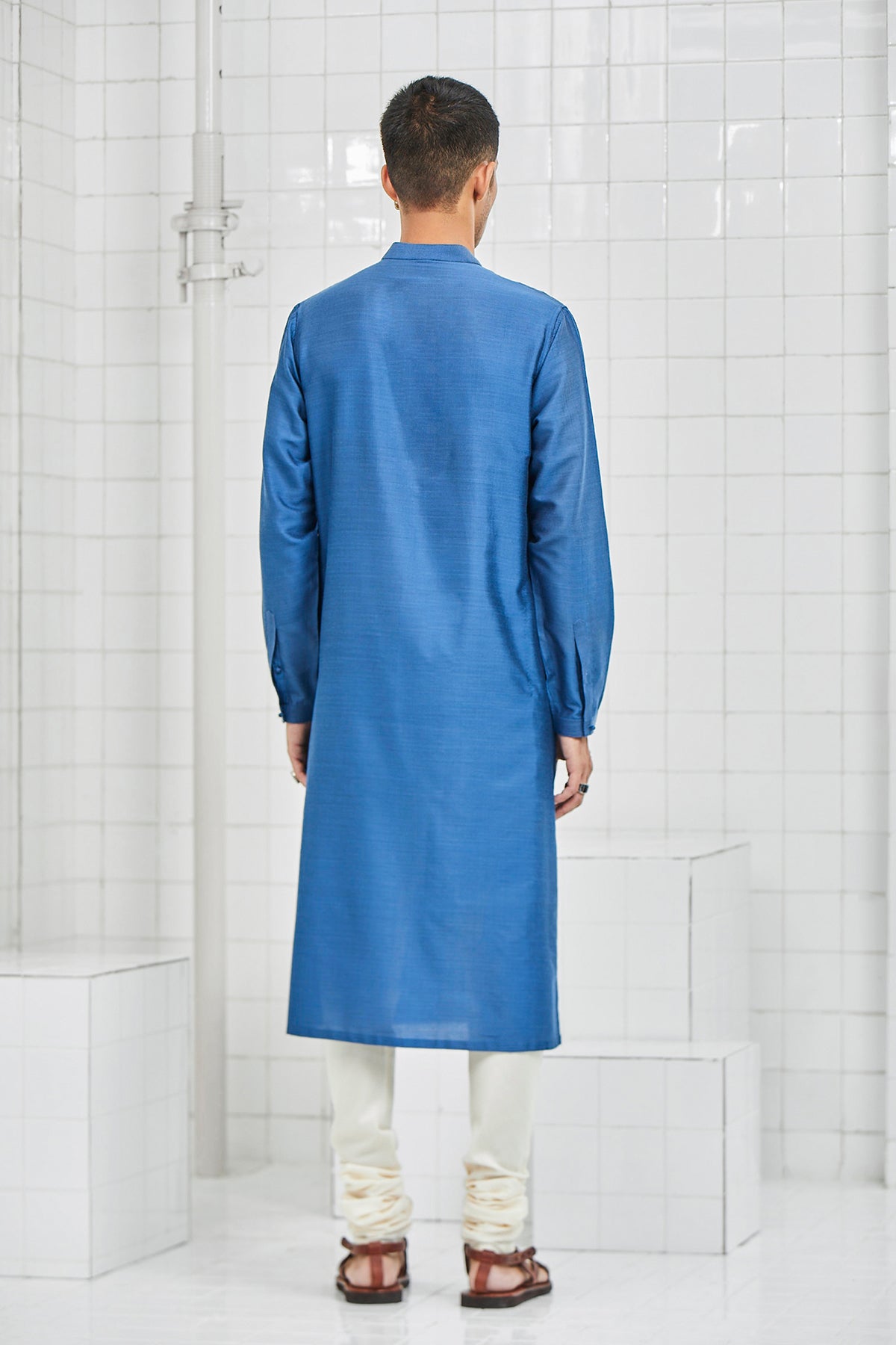 Rann Pleat Pintuck Kurta Set