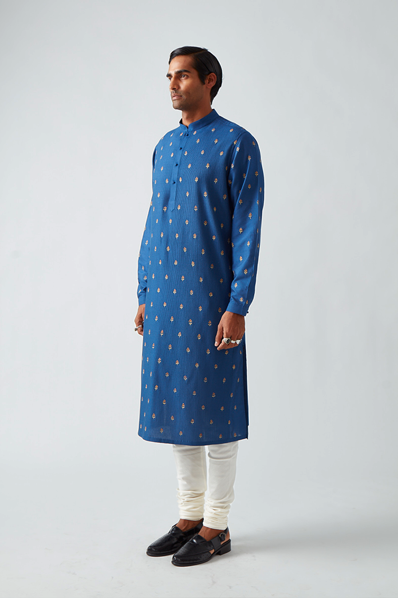 Neemla Pintuck Embroidery Kurta Set