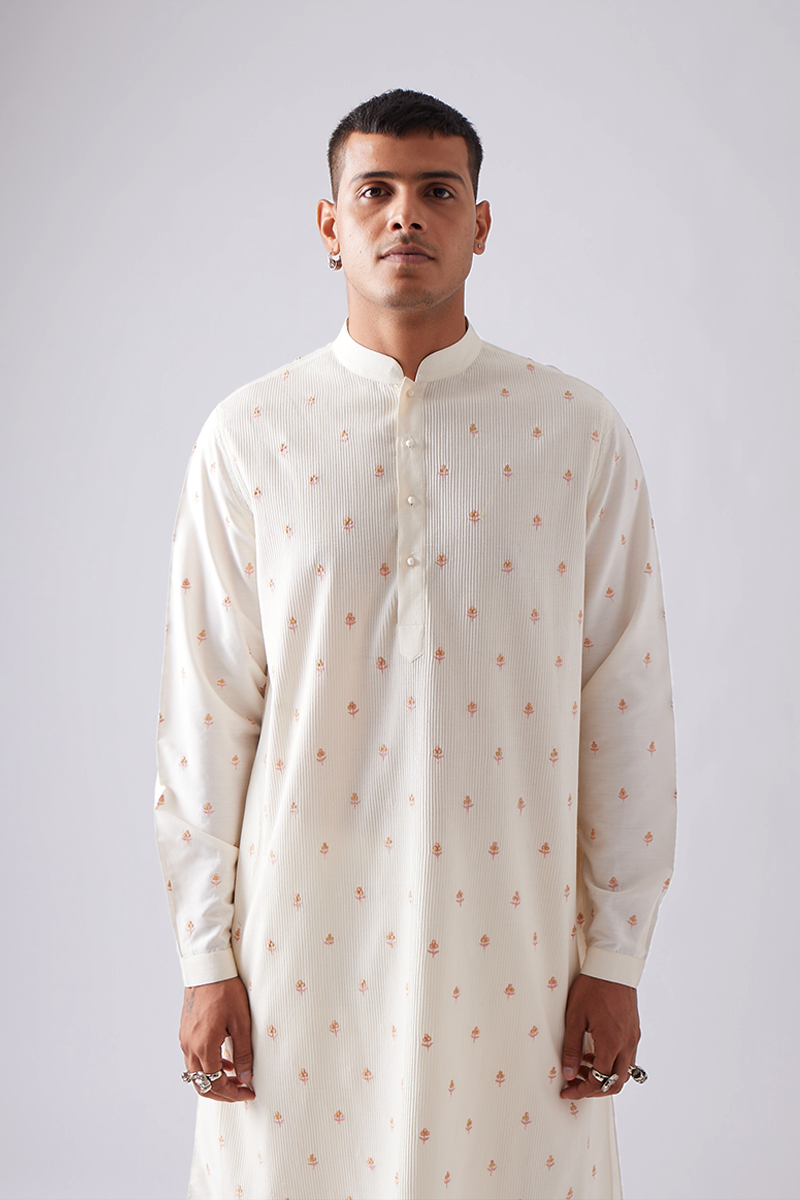 Neemla Pintuck Embroidery Kurta Set