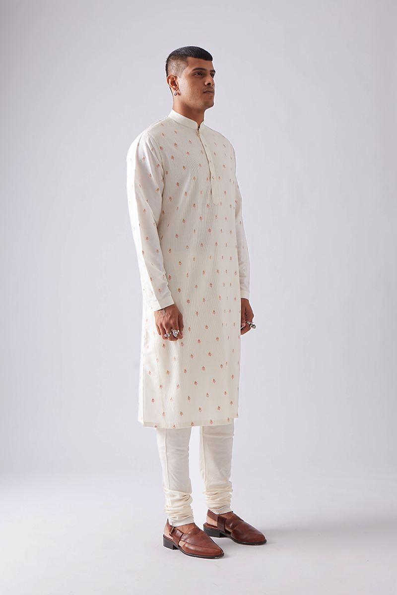 Neemla Pintuck Embroidery Kurta Set
