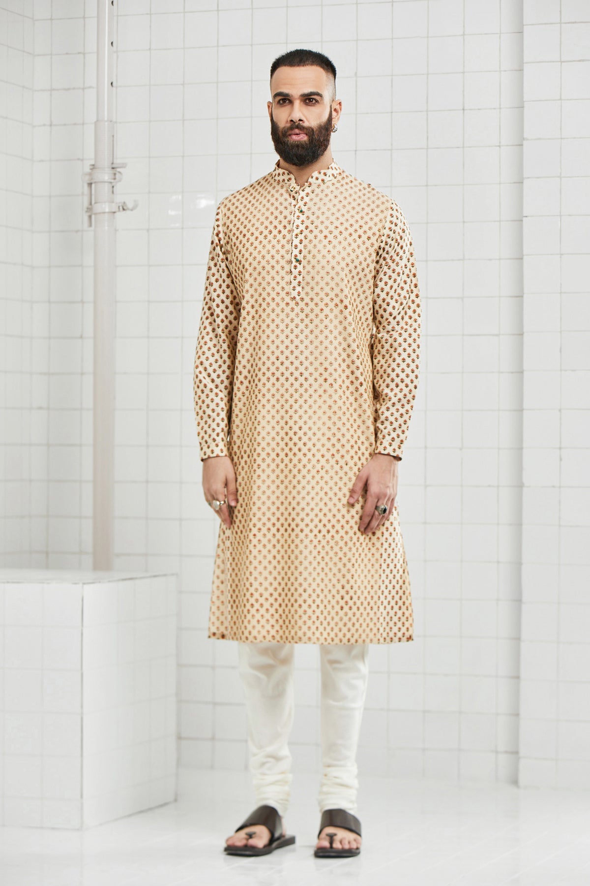 Chhitroli Pintuck Kurta Set
