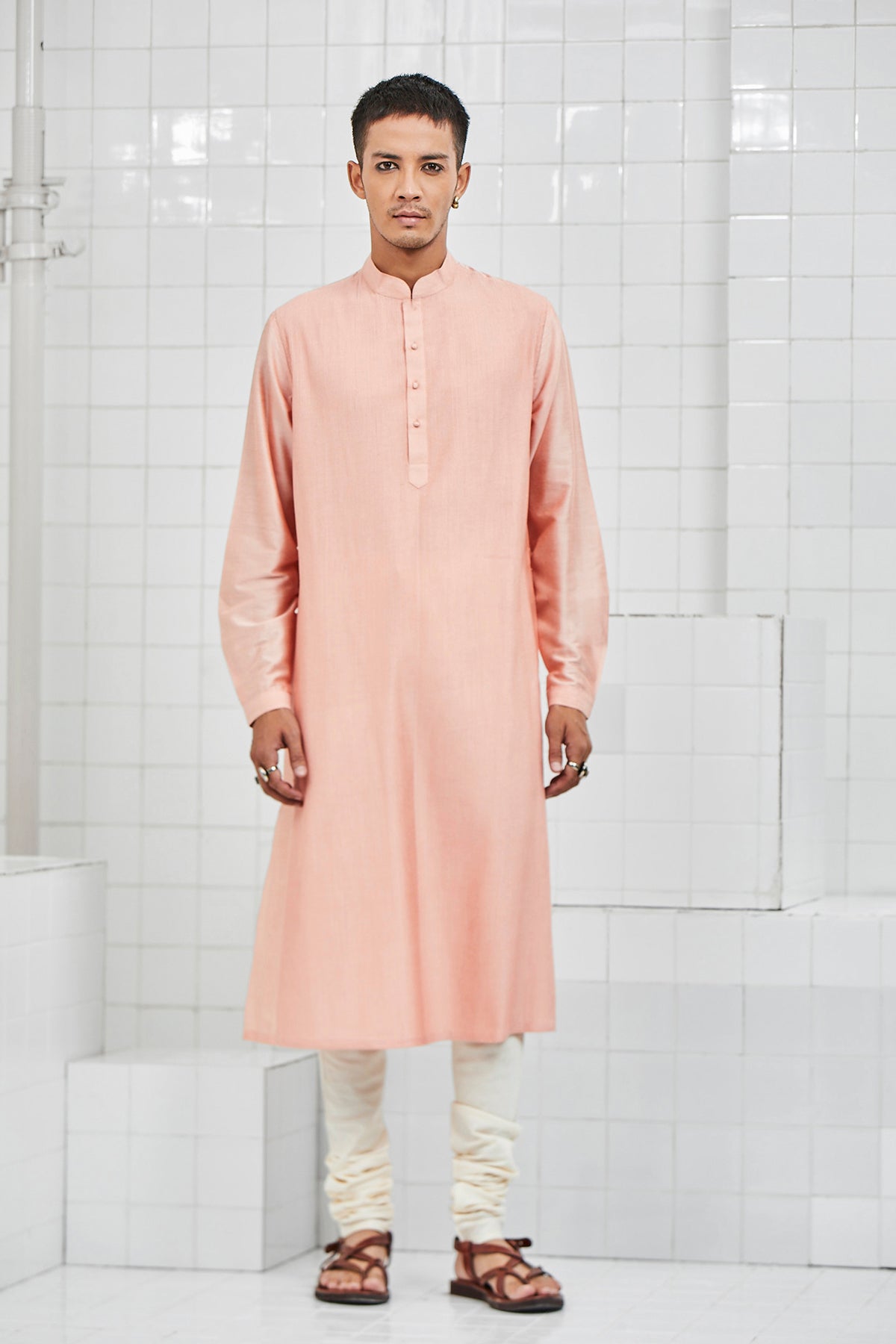 Khinsar Pintuck Kurta Set