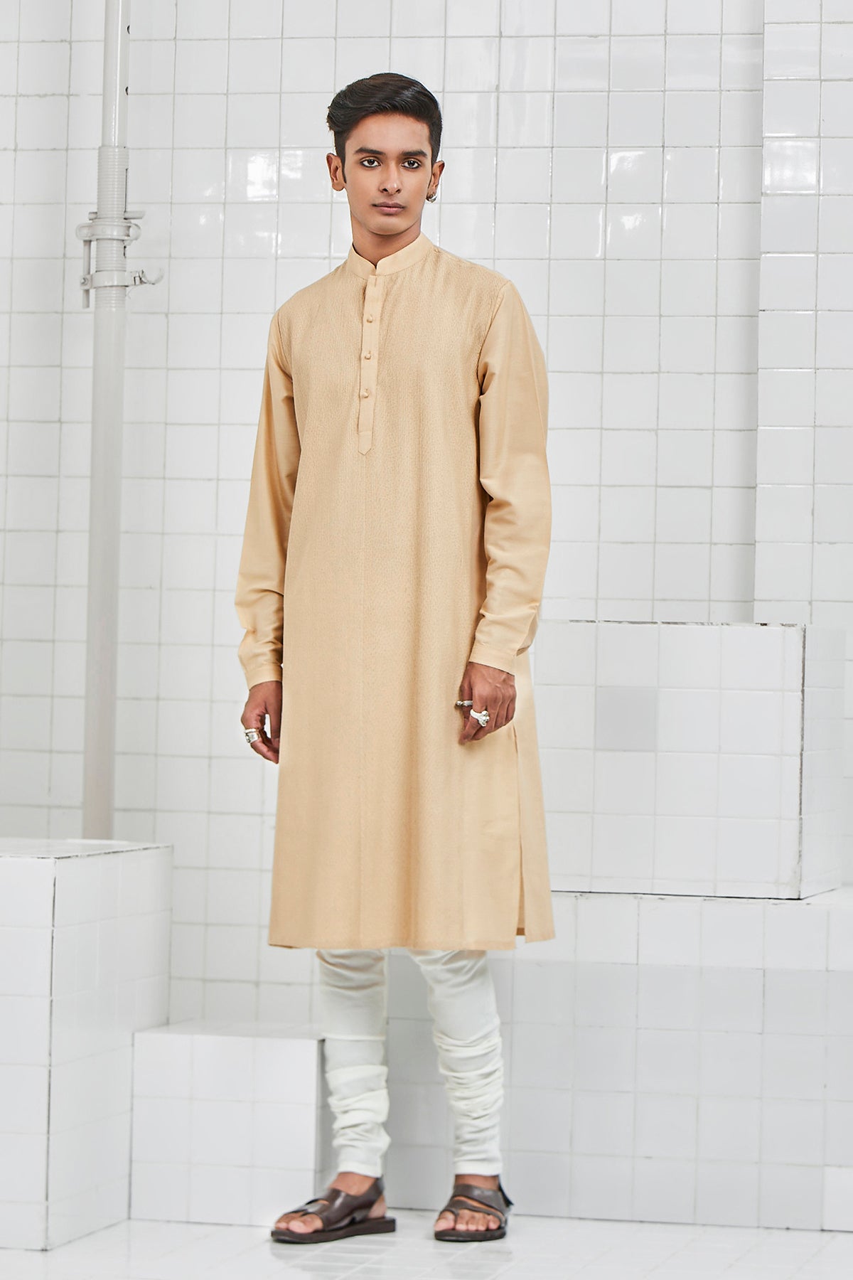 Jetpura Kurta Set in Zari