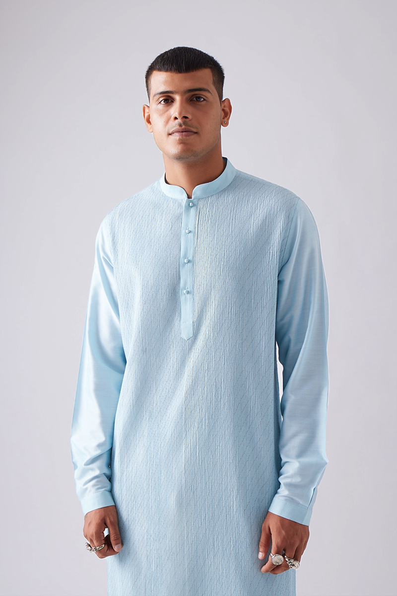 Dantil Pintuck Kurta Set