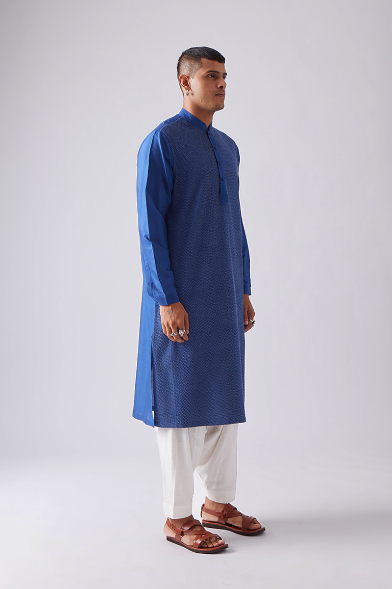 Jaitpura Pintuck Kurta Set